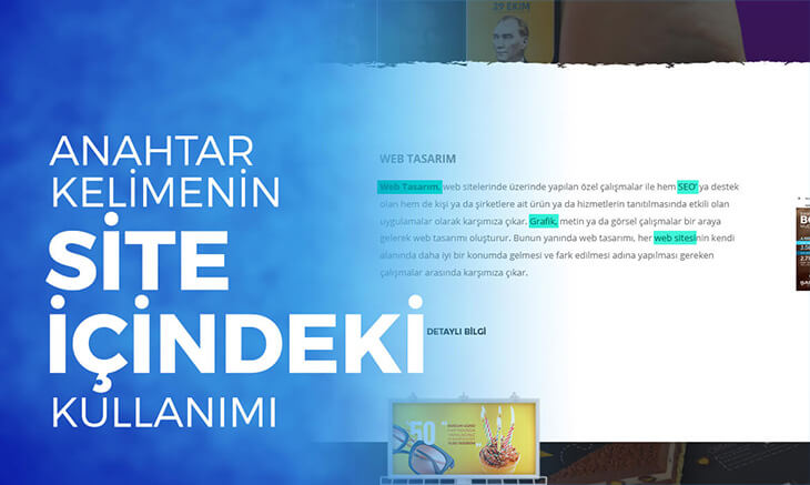 Anahtar Kelimenin Site İçerisindeki Kullanımı