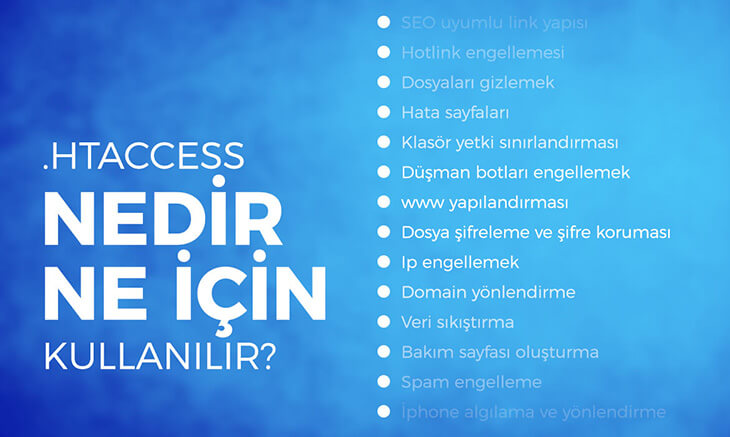 .htaccess Nedir? Ne İçin Kullanılır?